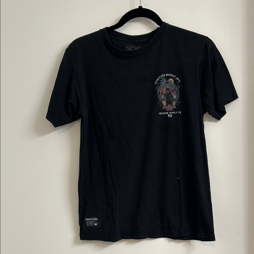Black Patriotic Graphic T-Shirt